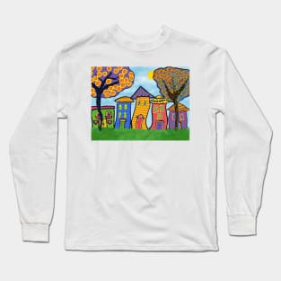 Colorful Houses 1 Long Sleeve T-Shirt